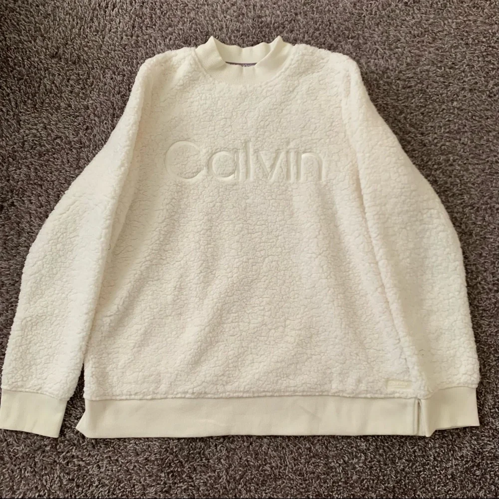 Calvin Klein Sherpa Sweater - Picture 1 of 11